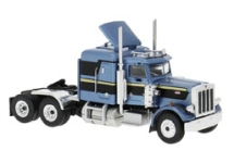Brekina 85718 - H0 - Peterbilt 359 Zugmaschine - blau/schwarz